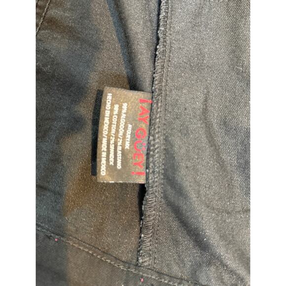 Áy Güey! Black Denim Jacket w/ Graffiti Sleeves | Women’s M - Picture 4 of 4